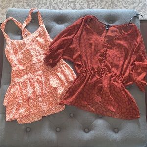 Woman’s orange top bundle